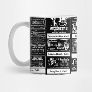 Retro Dining Directory (White) Mug